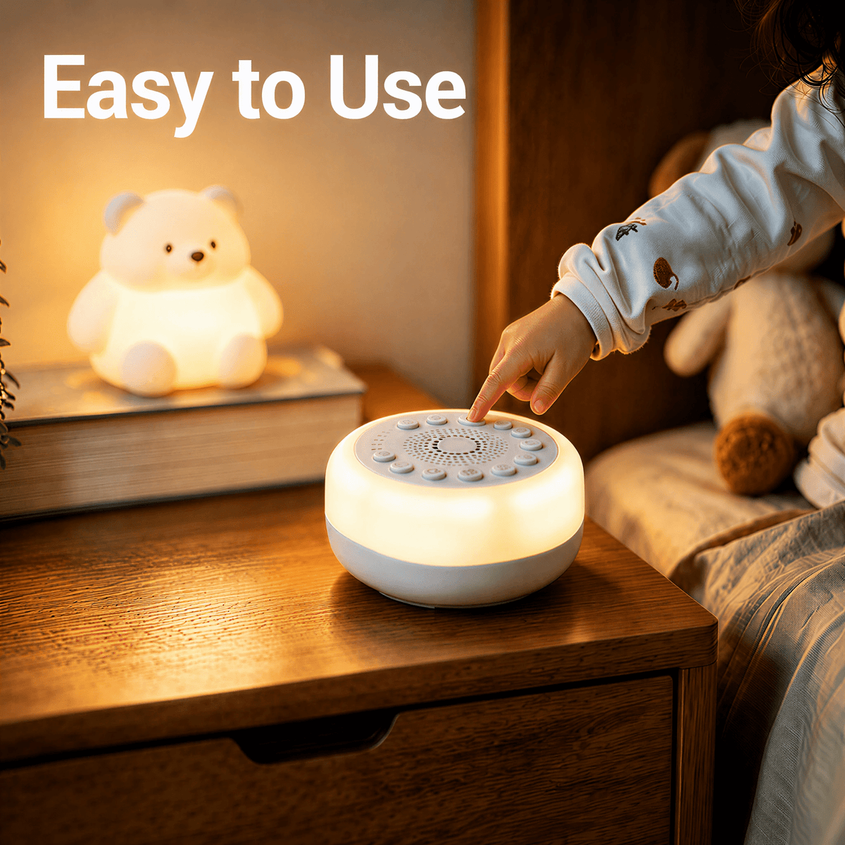 Radsen Sound Machine Night Lights, White Noise Machine with 27 Soothing Sounds, 8 Colors Nightlight and 4 Timer, Sleep Sounds Machine for Baby Kids Adult & Home Office Travel